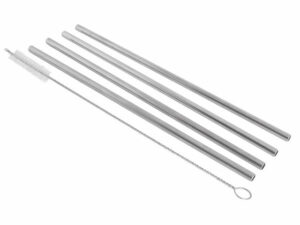 5-Piece SS Straws And Pipe Cleaner