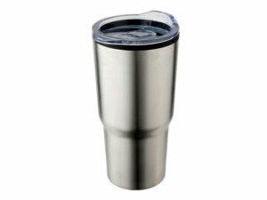 590ml Stainless Steel Mug With Clear Lid