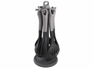 6-Piece Kitchen Utensils And Rotating Stand