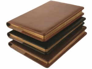 A5 Leather Valenti Slip On Cover  Notebook