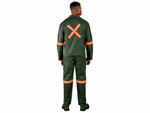 Acid Resistant Polycotton Conti Suit - Reflective Arm