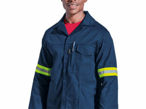 Barron Supreme Poly Cotton Conti Suit With Reflective