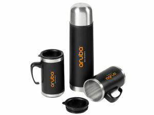 Cardinal Double-Wall Flask and Mug Set - 500Ml