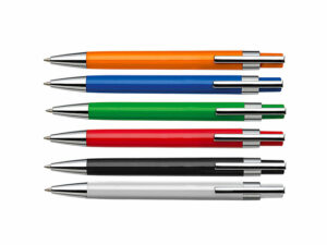 Coloured Barrel Click Pen