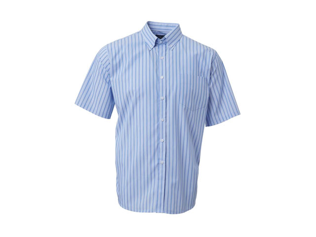 Cotton Rich Yarn Dyed Stripe Mens Shirt