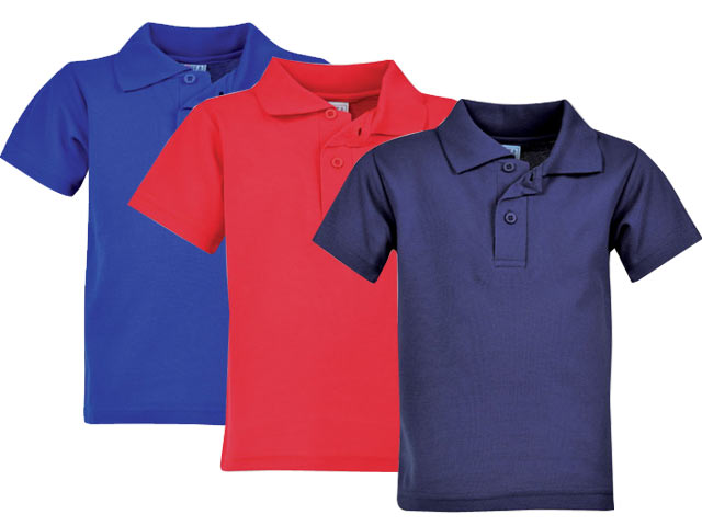 Kids Pique Knit Polo - Image 3