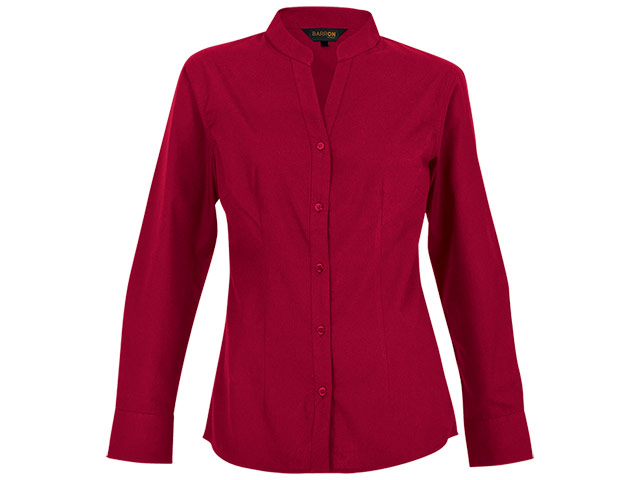 Ladies Barista Blouse Long Sleeve Shirt - Image 3