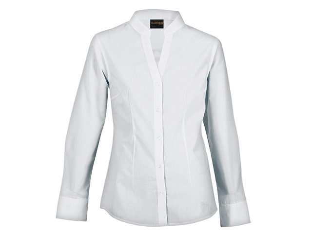 Ladies Barista Blouse Long Sleeve Shirt - Image 4