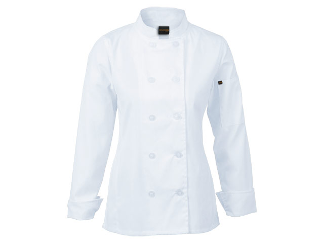 Ladies Long Sleeve Savona Chef Jacket - Image 4