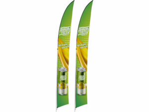 Legend 4M Sublimated Arcfin Single-Sided Flying Banner (Set Of 2)