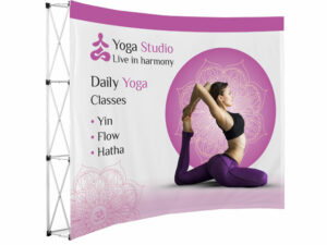Legend Curved Banner Wall 2.85M X 2.25M