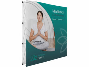 Legend Double Sided Straight Bannerwall 2.25 X 2.25M