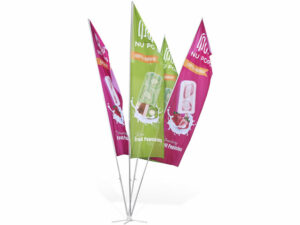 Legend Sublimated 4-Flag Fountain 6M - Large