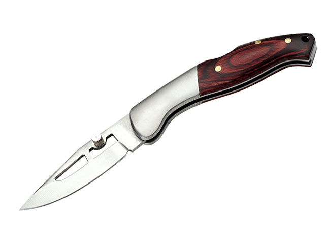 Lockback Wood Handled Knife - Image 2