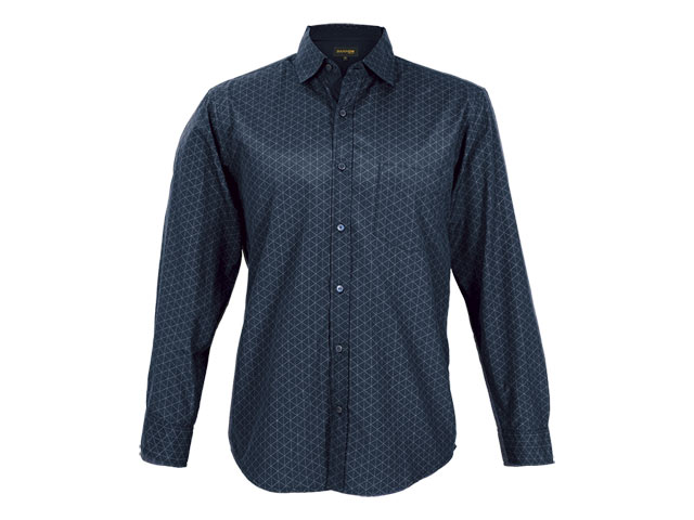 Mens Claremont Lounge Shirt Long Sleeve - Image 2