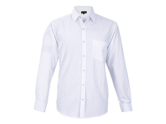 Mens Claremont Lounge Shirt Long Sleeve - Image 3