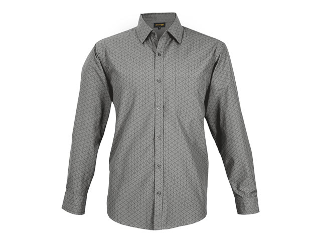 Mens Claremont Lounge Shirt Long Sleeve - Image 4
