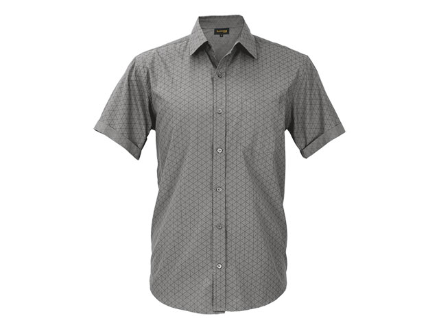 Mens Claremont Lounge Shirt Short Sleeve - Image 3