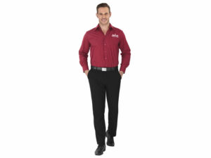 Mens Long Sleeve Manhattan Striped Shirt