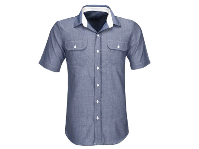Mens Short Sleeve Windsor Shirt - Image 2