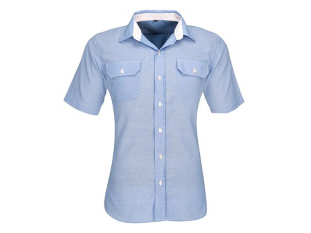Mens Short Sleeve Windsor Shirt - Image 4