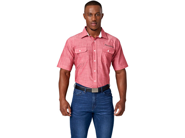 Mens Short Sleeve Windsor Shirt