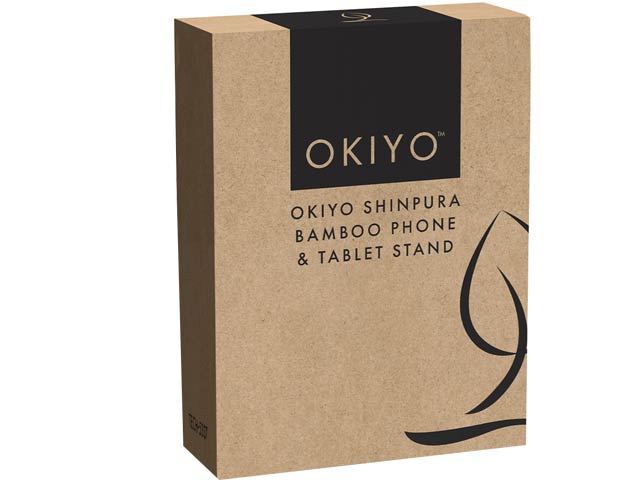 Okiyo Shinpura Bamboo Phone and Tablet Stand - Image 2
