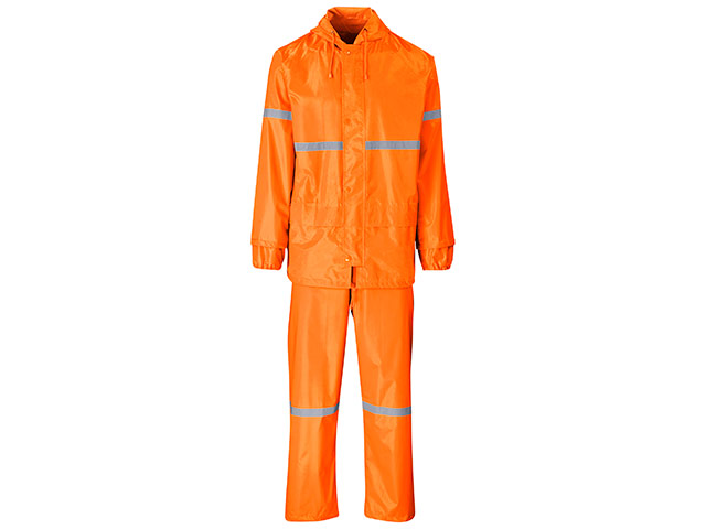 Outdoor Reflective Polyester Pvc Rainsuit - Image 4
