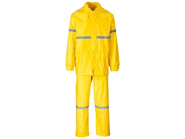 Outdoor Reflective Polyester Pvc Rainsuit - Image 5