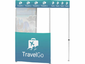 Ovation Sublimated Gazebo 1.5M X 1.5M - 1 Half-Wall Skin - 1 Full-Wall Skin