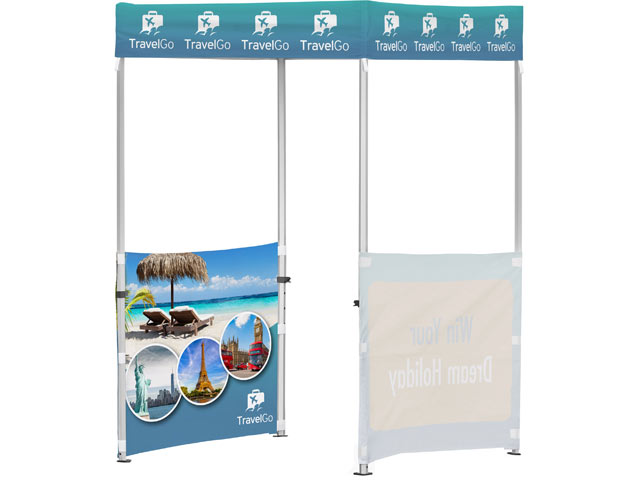Ovation Sublimated Gazebo 1.5M X 1.5M - 2 Half-Wall Skins