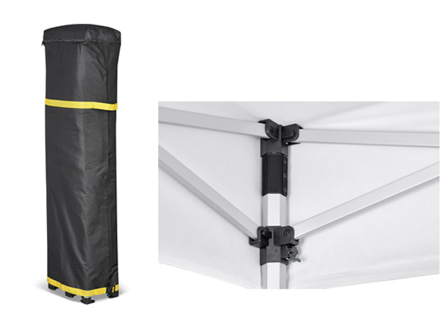 Ovation Sublimated Gazebo 1.5M X 1.5M - 3 Half-Wall Skins - 1 Full-Wall Skin - Image 4