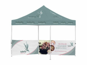 Ovation Sublimated Gazebo 3M X 3M - 2 Half-Wall Skins