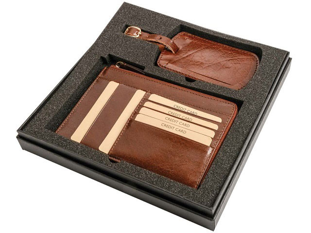 Passport Holder And Luggage Tag Set