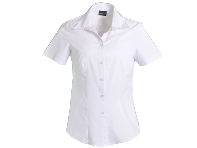 Roselina Check Short Sleeve Blouse - Image 5