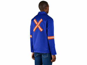 Site Premium Polycotton Jacket - Reflective Arms and Back - Orange Tape