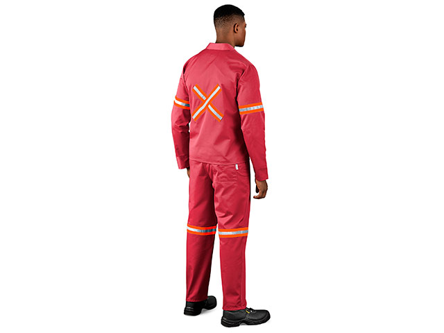 Trade Polycotton Conti - Suit Reflective Arms