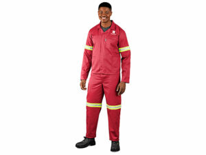 Trade Polycotton Conti Suit - Reflective Arms and Legs - Yellow Tape
