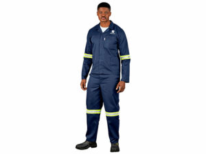 Trade Polycotton Conti Suit - Reflective Arms and Legs - Yellow Tape