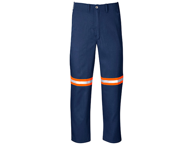 Trade Polycotton Pants - Reflective Legs - Orange Tape - Image 3