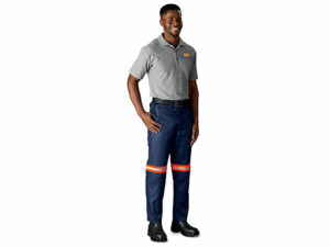 Trade Polycotton Pants - Reflective Legs - Orange Tape