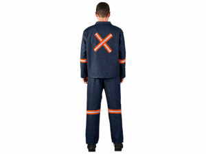 Vintage 100 Percent Cotton Denim Conti Suit - Reflective Arms