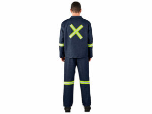 Vintage 100 Percent Cotton Denim Conti Suit - Reflective Arms