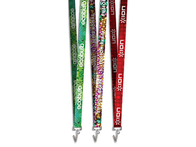 Satin Lanyard With Crocodile Clip