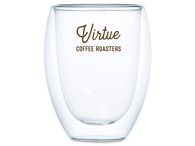 Serendipio Lorenzo Double-Wall Glass Cup - 350Ml