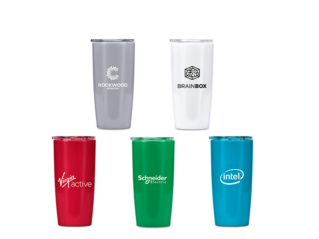 Altitude Daytona Plastic 2-In-1 Double-Wall Tumbler And Straw- 600Ml - Image 2