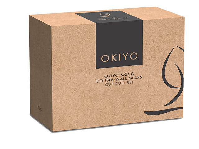 Okiyo Moco Double-Wall Glass Cup Duo Set - Image 2