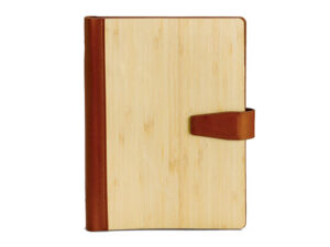 Bamboo And Pu Personalized Planner