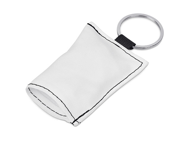 Hoppla Aquila Polyester Keyring Pouch With Cleaning Cloth - Image 4