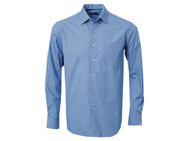 Cp3 Mens Selby Long Sleeve Minimal Geometric Print Shirt - Image 2